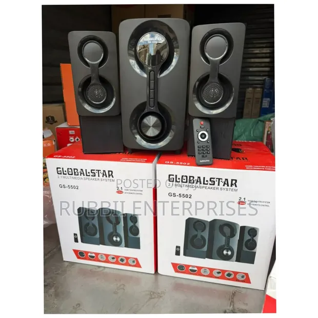 Globalstar GS-5502 2.1 Multimedia Woofer Speaker System - 1
