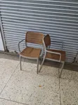 Ergonomic Mesh Plastic Dining Chairs (Set of 4) - 1