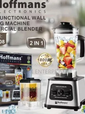 Hoffmans HM-2108 Multifunctional Wall-Breaking Commercial Blender 2-in-1
