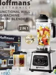 Hoffmans HM-2108 Multifunctional Wall-Breaking Commercial Blender 2-in-1 - 1