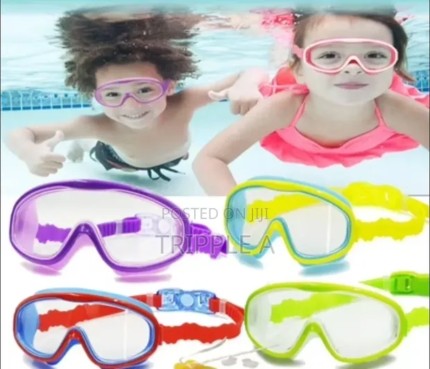 Large Vision Swimming Goggles - Anti-Fog, Unisex Child - 1