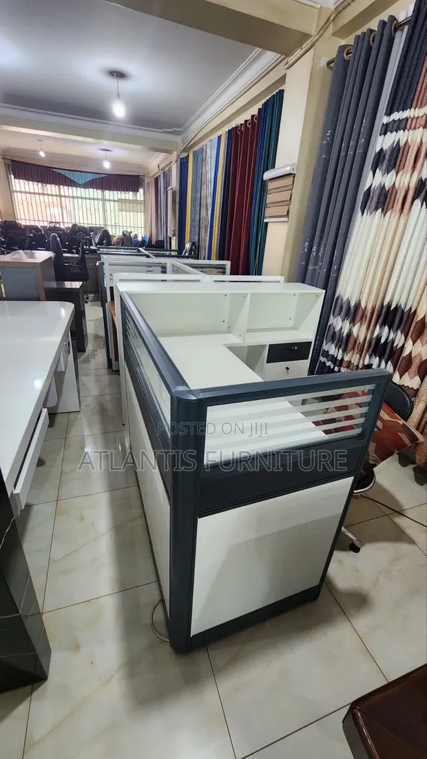 Single Person Workstation with Drawers - 1