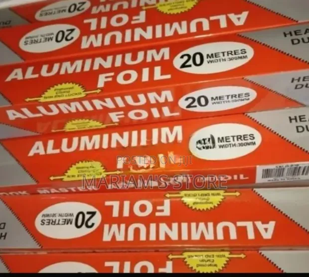 Heavy Duty Aluminium Foil - 20m Roll - 1