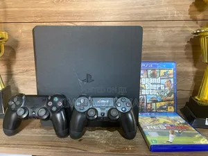 PS4 Slim Console with 12 Games & 2 Controllers
