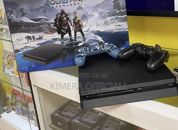 PS4 Slim Console with 12 Games & 2 Controllers - 1