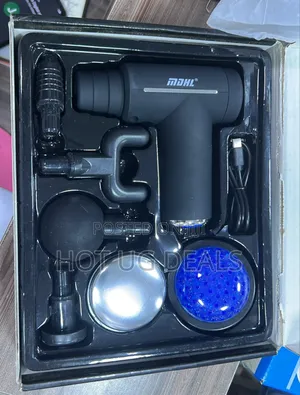 Rechargeable LCD Body Massage Gun with 6 Heads