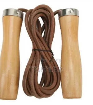 Premium Leather Brown Jump Rope