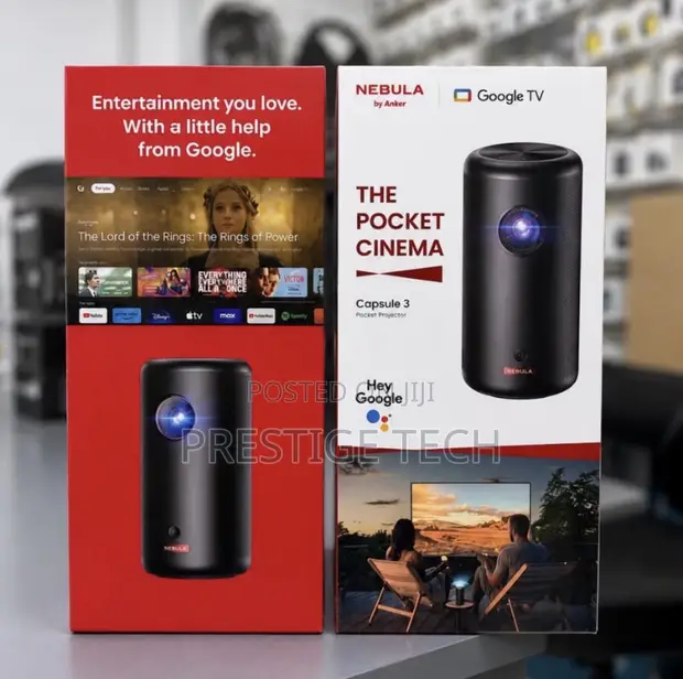 Nebula Capsule Air Smart Mini Projector with Wi-Fi Bluetooth - 1