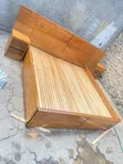 Modern Bed 5x6 Ft with Bedside Drawers - 1