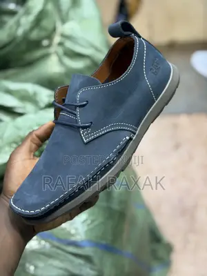 Original Men's Blue Caterpillar Casual Leather Shoes