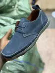 Original Men's Blue Caterpillar Casual Leather Shoes - 2