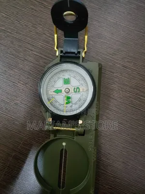 Military-Style Lensatic Compass - Green