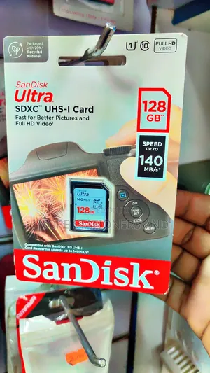 Sandisk 128GB SD Card - 140MB/s