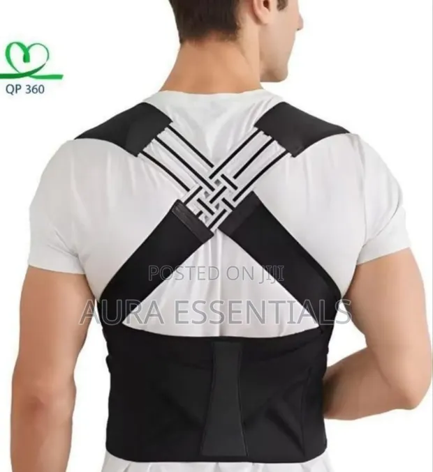 Back Brace Posture Corrector - Black - 1