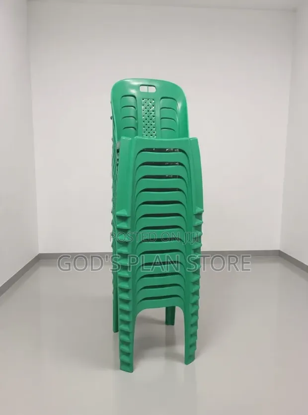 Eclipse Indoor/Outdoor Plastic Chairs (Green) - 1