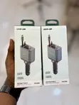 Green Lion 90W Car Charger with Dual Retractable Cable - 2