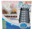 6-Piece Square Cake Mould Set - 1