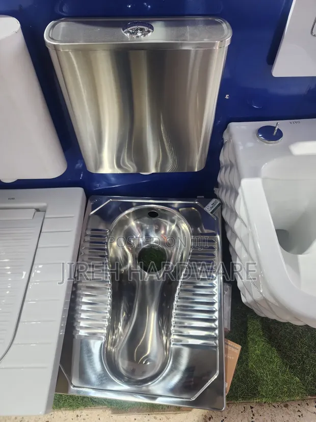 Stainless Steel Squatting Pan Complete Set - 1