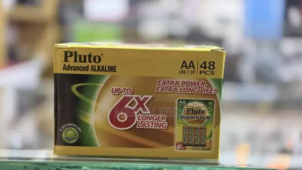 Pluto Advanced Alkaline AA Batteries (LR6, 1.5V) - 1