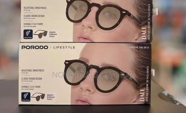 Porodo Dale Retro Round Frame Sunglasses - 1
