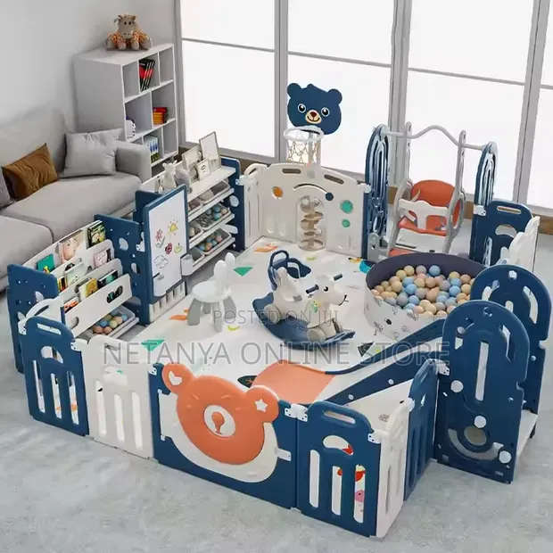 10-in-1 Baby Playpen and Activity Center - 1