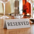Reserved Table Signs (Pack of 5) - 1