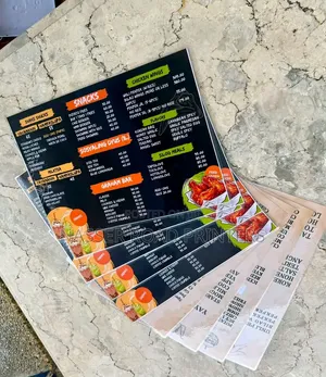 Restaurant, Cafe, Hotel Menu Printing Services