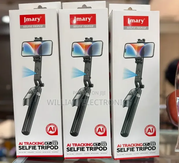 Jmary KT-299 Rotation Smart Tripod with AI Face Sensor - 1