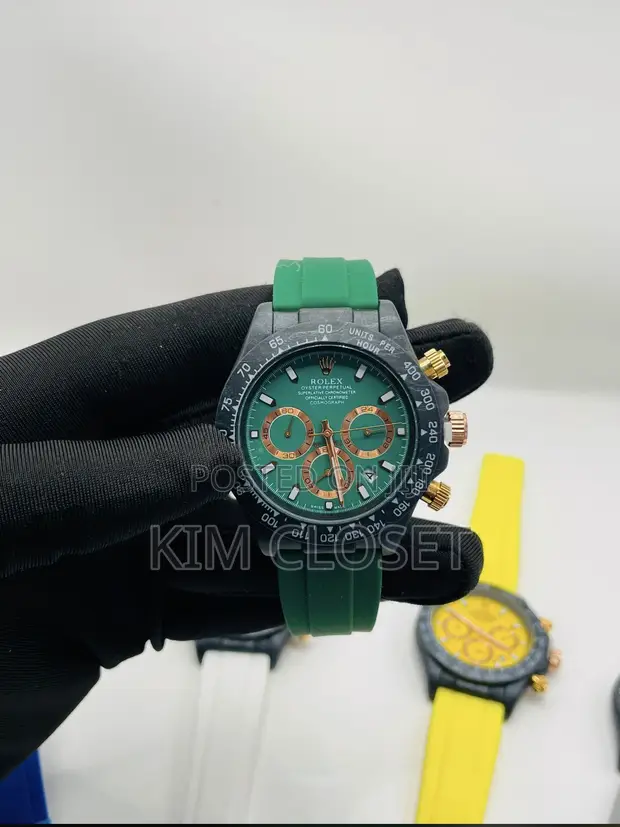 Men's Rolex Watches with Rubber Straps - 1