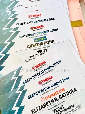 Premium School and Organization Certificates - Printing Services