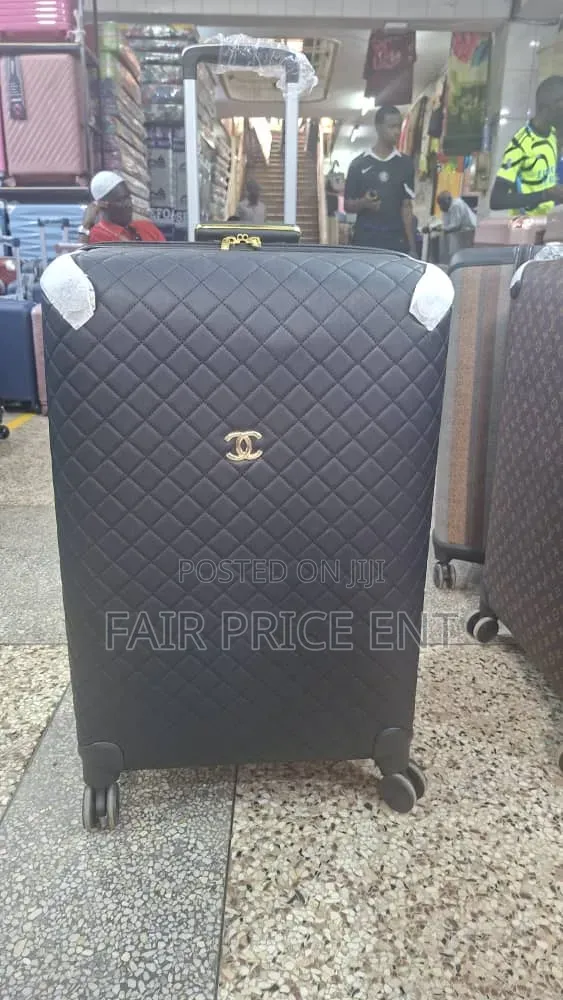 Original Chanel Suitcase - Large, Black Leather - 1