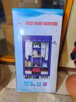 3 Column Cloth Frame Portable Wardrobe - 1