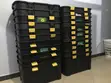Heavy Duty Black Plastic Storage/Equipment Boxes - 2