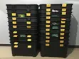 Heavy Duty Black Plastic Storage/Equipment Boxes - 3