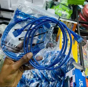 Blue Transparent USB 2.0 Extension Cable (5ft)