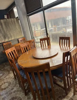 Brand New Circular Dining Table (Seats 6)