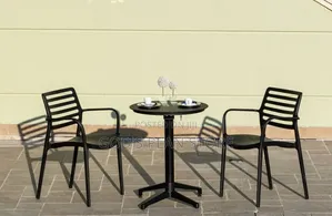 Louis XL Outdoor Plastic Chairs (Set of 4)