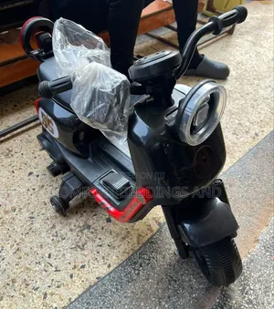 Rechargeable Kids Motorcycle with Side Wheels (1-4 Years)