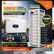 50KW Hybrid Solar System with 60kWh LiFePO4 Battery Backup - 2