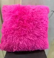 Fluffy Pink Cushions - Brand New - 1