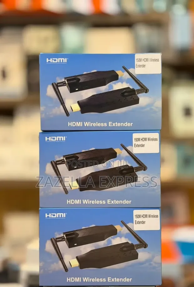 Wireless HDMI Extender Transmitter & Receiver, 150m - 1