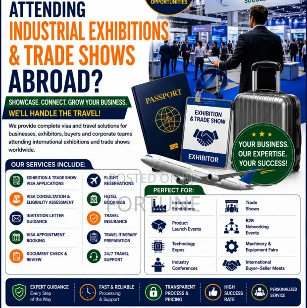 Overseas Trade Show Visa Processing & Travel Solutions - 1