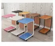 C-Shaped Side Table with Storage Pocket - 2