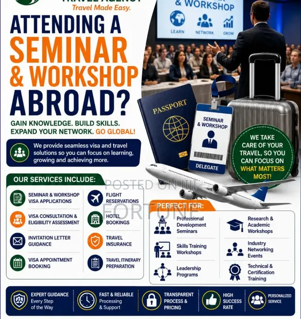 Seminar and Workshop Visa Processing & Travel Solutions - 1