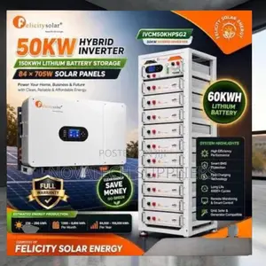 Premium 50KW Hybrid Solar System with Installation Kit