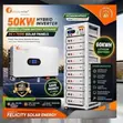 Premium 50KW Hybrid Solar System with Installation Kit - 1