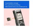 Philips VoiceTracer DVT1170 Voice Recorder, 8GB - 3