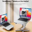 Yesido LP09 360° Rotating Aluminum Laptop Stand - 4
