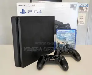PS4 Slim Console with 12 Games & 2 Controllers
