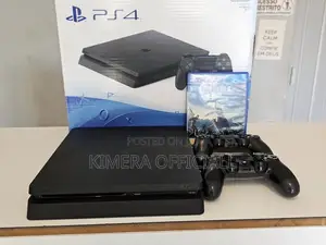 PS4 Slim Console with 12 Games & 2 Controllers